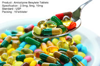 Amlodipine Besylate marca 2.5mg, 5mg, medicamentações 10mg orais