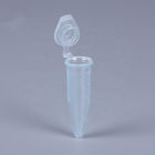 Tubo de centrifugador cônico do plástico 1.5ml micro com tampão da imprensa