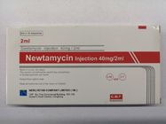 Antibióticos Parenteral 40mg/2ml 80mg/2ml do volume pequeno da injeção do sulfato de Gentamycin
