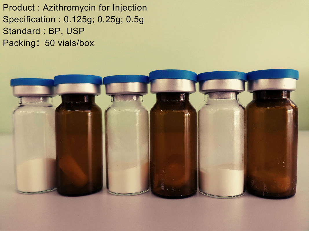 O Azithromycin seco antibiótico da injeção do pó para a injeção liopholized