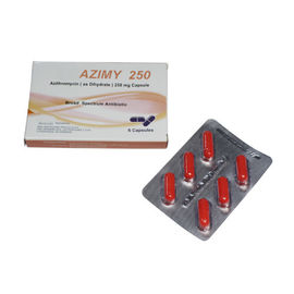 As tabuletas orais 6 do Azithromycin 250mg dos antibióticos embalam/antibióticos do macrolido