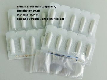 0,2 medicamentações Nitroimidazole do supositório de g Tinidazole antimicrobial para Vaginal