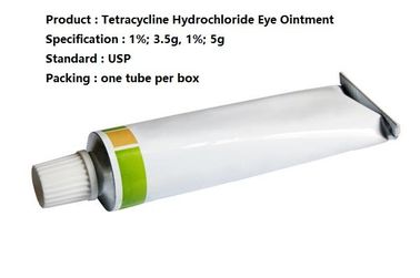 Pomada oftálmico 1% 3.5g 1% 5g do olho do hidrocloro do Tetracycline das medicamentações