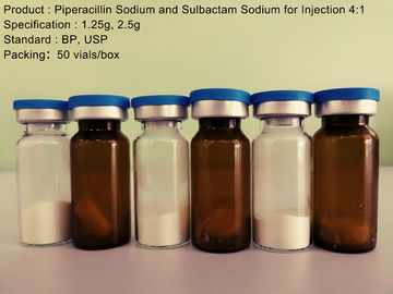 1.25g 2.5g secam a injeção do sódio de Piperacillin do pó/sódio de Sulbactam