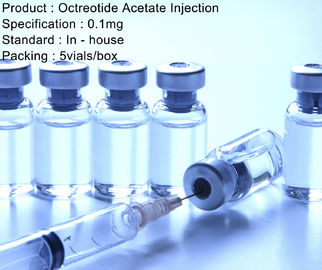 Magnésio Parenteral do volume pequeno da injeção do acetato de Octreotide 0,1