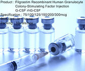 Fator de estimulação G-CSF da colônia humana de recombinação do Granulocyte/injeção do rhG-CSF Filgrastim