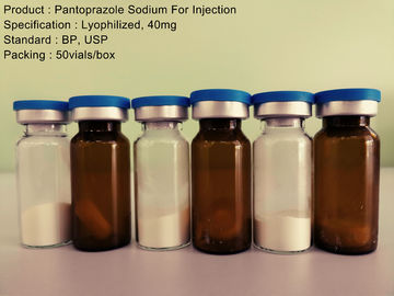 Injeção do pó/sódio liofilizados de Pantoprazole para a anti anti maré baixa ácida da injeção 40mg