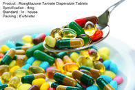 Medicamentações orais Dispersible das tabuletas 4mg do Tartrate de Rosiglitazone