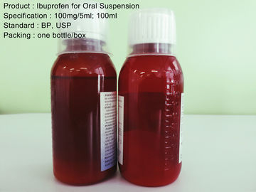Ibuprofeno para a suspensão oral 100mg/5ml; xarope seco do ibuprofeno oral das medicamentações 100ml