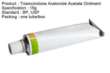 Pomada USP 0,1% da acetonina do Triamcinolone do corticosteroide 15g para condições de pele