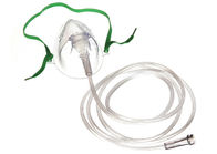 Da máscara de oxigênio simples descartável do dispositivo médico do PVC cor transparente