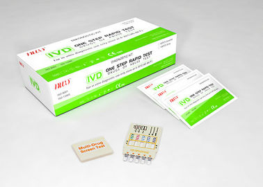 Urina diagnóstica patológica médica do teste de droga 5 dos equipamentos da análise do IVD cartão rápido do mergulho do teste da multi