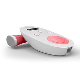 Bolso cor-de-rosa Doppler Fetal do monitor do equipamento de teste da gravidez/pulsação do coração do bebê