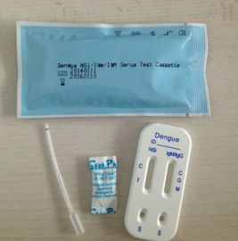 Cartão rápido médico do teste de Igg da cor branca/Gm tamanho ISO13485 de 3.0mm/de 4.0mm