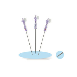 Agulha Laparoscopic do Insufflation de Veress do suporte da agulha do equipamento cirúrgico estéril descartável abdominal