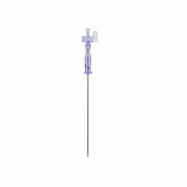 Agulha Laparoscopic do Insufflation de Veress do suporte da agulha do equipamento cirúrgico estéril descartável abdominal