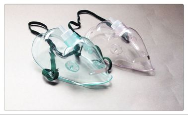 Tranparent/máscara de oxigênio descartável do Nebulizer dispositivo médico do verde com tubo