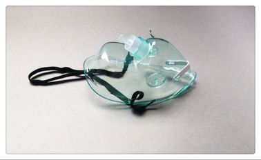 Tranparent/máscara de oxigênio descartável do Nebulizer dispositivo médico do verde com tubo