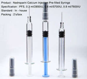 A injeção do cálcio de Nadroparin encheu pre a seringa volume pequeno Parenteral