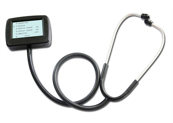 CE eletrônico Multifunction do estetoscópio ECG Spo2 de Digitas aprovado