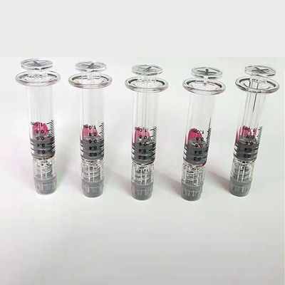 Seringa de vidro descartável reenchida fechamento de Luer 0.5ml 1ml para o óleo de Cbd